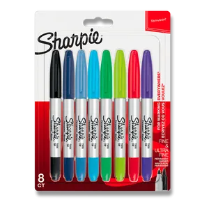 Permanentný popisovač Sharpie Twin Tip sada 8 ks